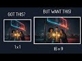 Gemini Image Hack: Get Widescreen 16:9 Images Every Time (Not Square!)