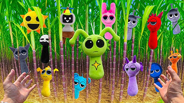 Sprunki Hid in the Sugarcane Field to Play Hide and Seek!