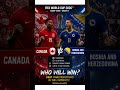 🔥 FIFA World Cup 2026 is heating up!🇨🇦 Canada 🆚 Bosnia & Herzegovina 🇧🇦