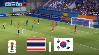 Thailand vs South Korea | 2026 Fifa World Cup Qualified (AFC) | Pes 21 Gameplay