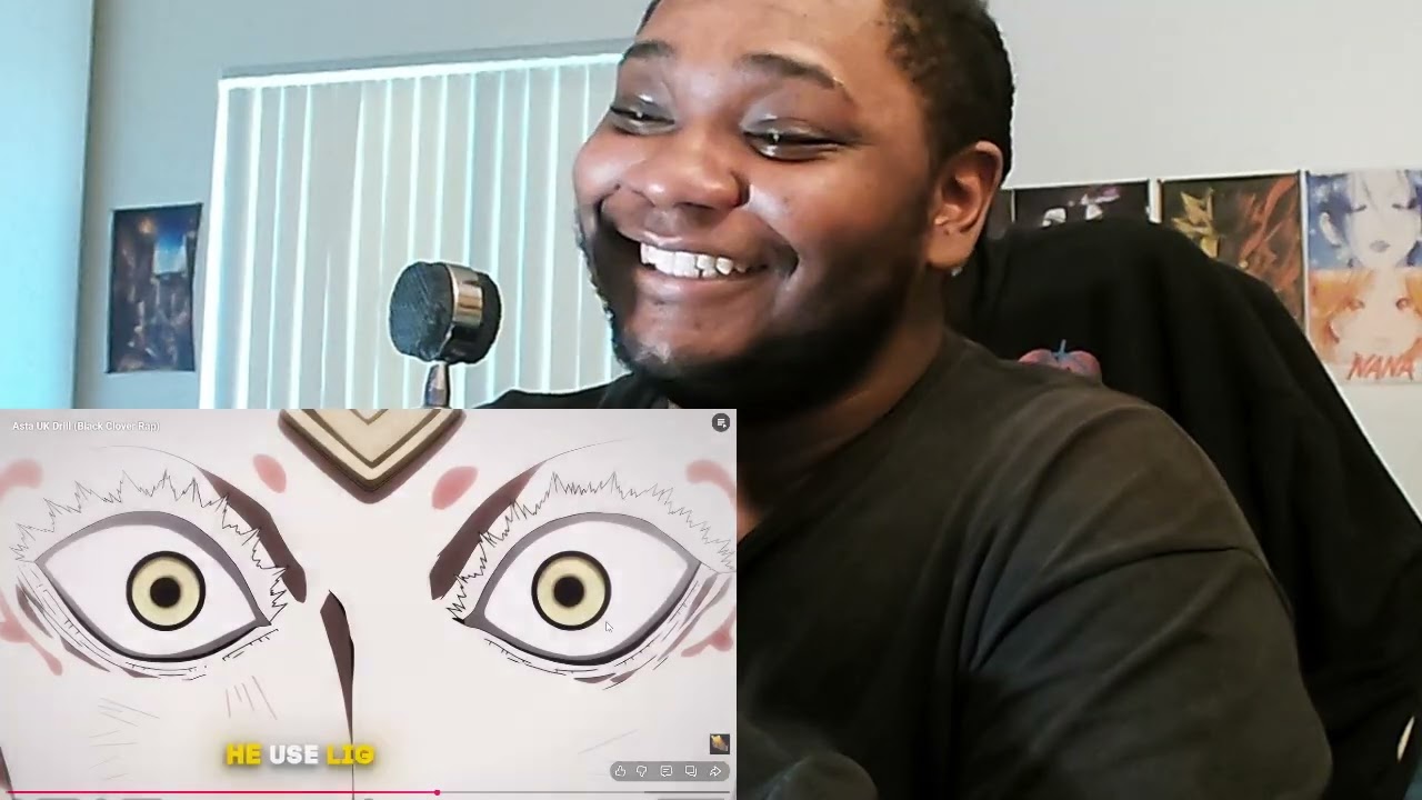 Asta UK Drill Black Clover Rap (Reaction)