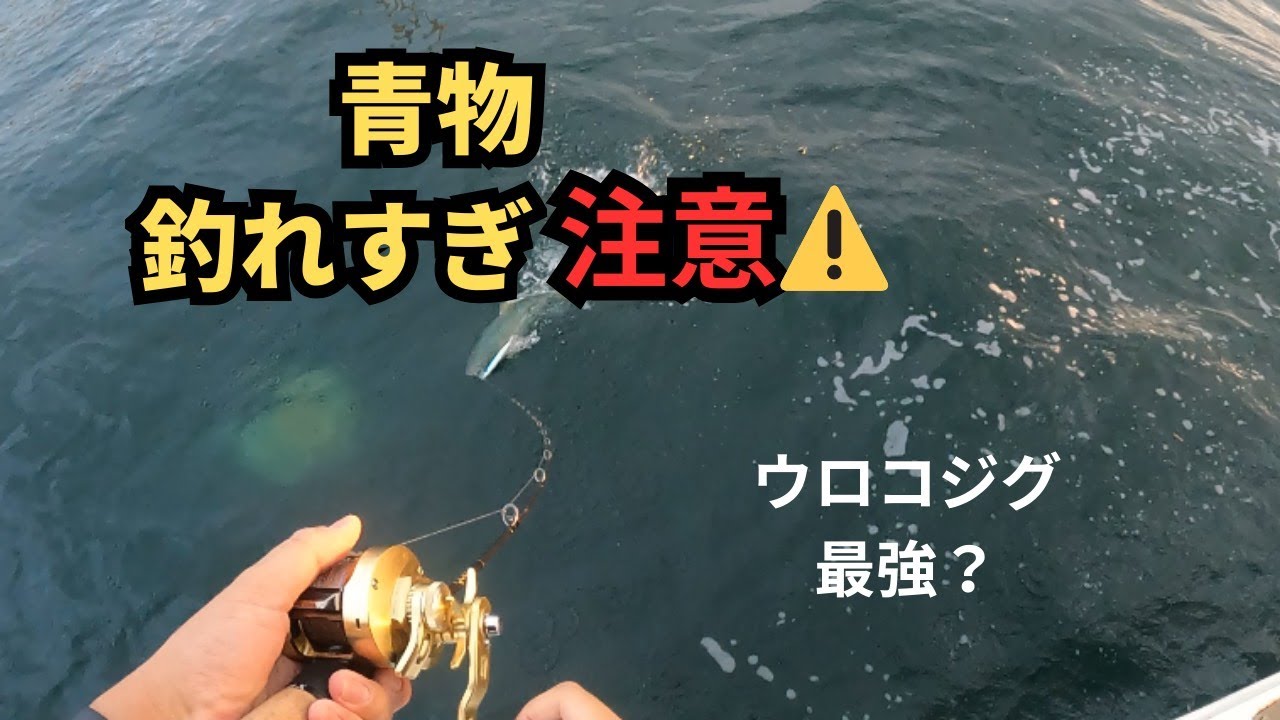 【青物爆釣】釣れすぎ注意…ウロコジグで入れ食い！