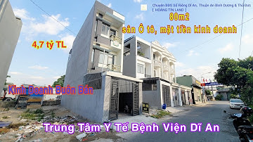 Bán Nhà Dĩ An (1162) 80m2 Sân Xe Hơi, Gần Trung Tâm Y Tế Bệnh Viện Dĩ An, Hoàng Hải BĐS