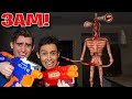 DO NOT HAVE A NERF WAR WITH SIREN HEAD AT 3AM!!! (FROM MINECRAFT!)