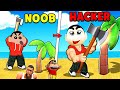 SHINCHAN NOOB vs PRO vs HACKER in GOD TREE CHOPING ROBLOX with FRANKLIN &amp; CHOP | DREAM SQUAD