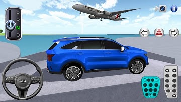 New Blue Kia Sorento For Parking - 3d Driving Class android game || Car Game #gameplay #cargame