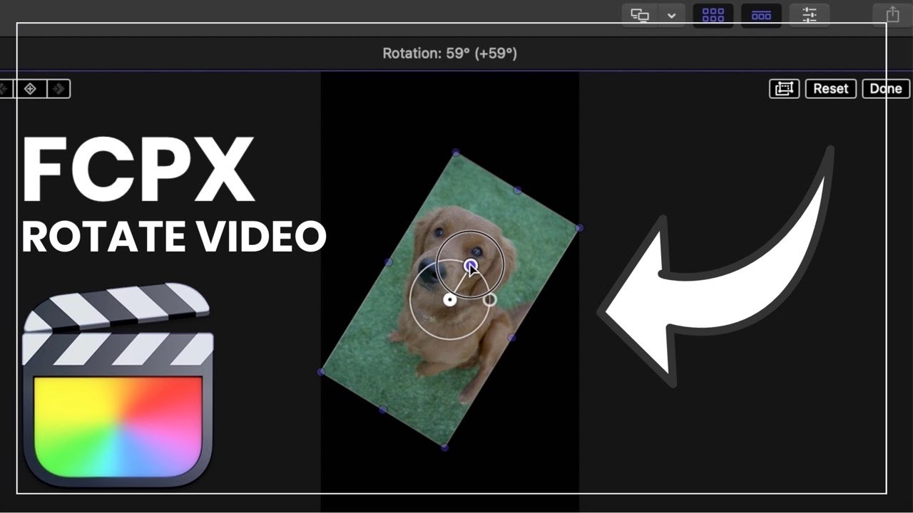 How To Rotate Video In Final Cut Pro X - YouTube
