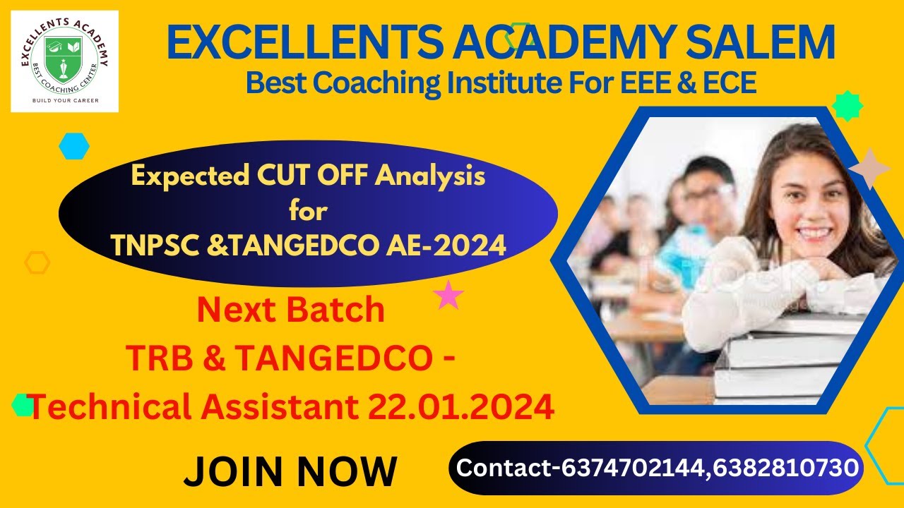 TNPSC TANGEDCO AE EEE ECE Expected CUT OFF Analysis 2024 By tnpsc-tangedco-ae-eee-ece-expected-cut-off-analysis-2024-by