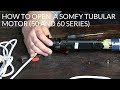 How to open a Somfy motor of the 50 and 60 series