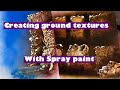 The Best Spray Paint Art Tips: Amazing Ground Textures