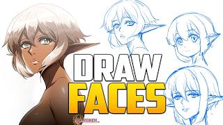 How to Draw Anime Faces at Different Ages (Young, Teen, Adult)