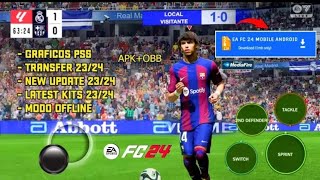 FIFA 16 MOD EA SPORT FC 24 ANDROID OFFLINE | New Jersey 23/24, New Transfer, real face, #fifa23