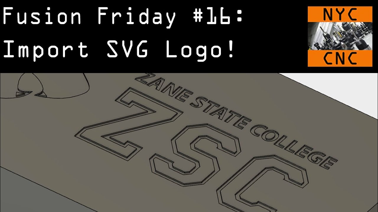 How To Import Svg Logo Scale Move In Fusion 360 Fusion Friday 16