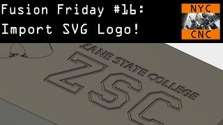 How to Import SVG Logo, Scale & Move in Fusion 360! Fusion Friday #16 screenshot 4