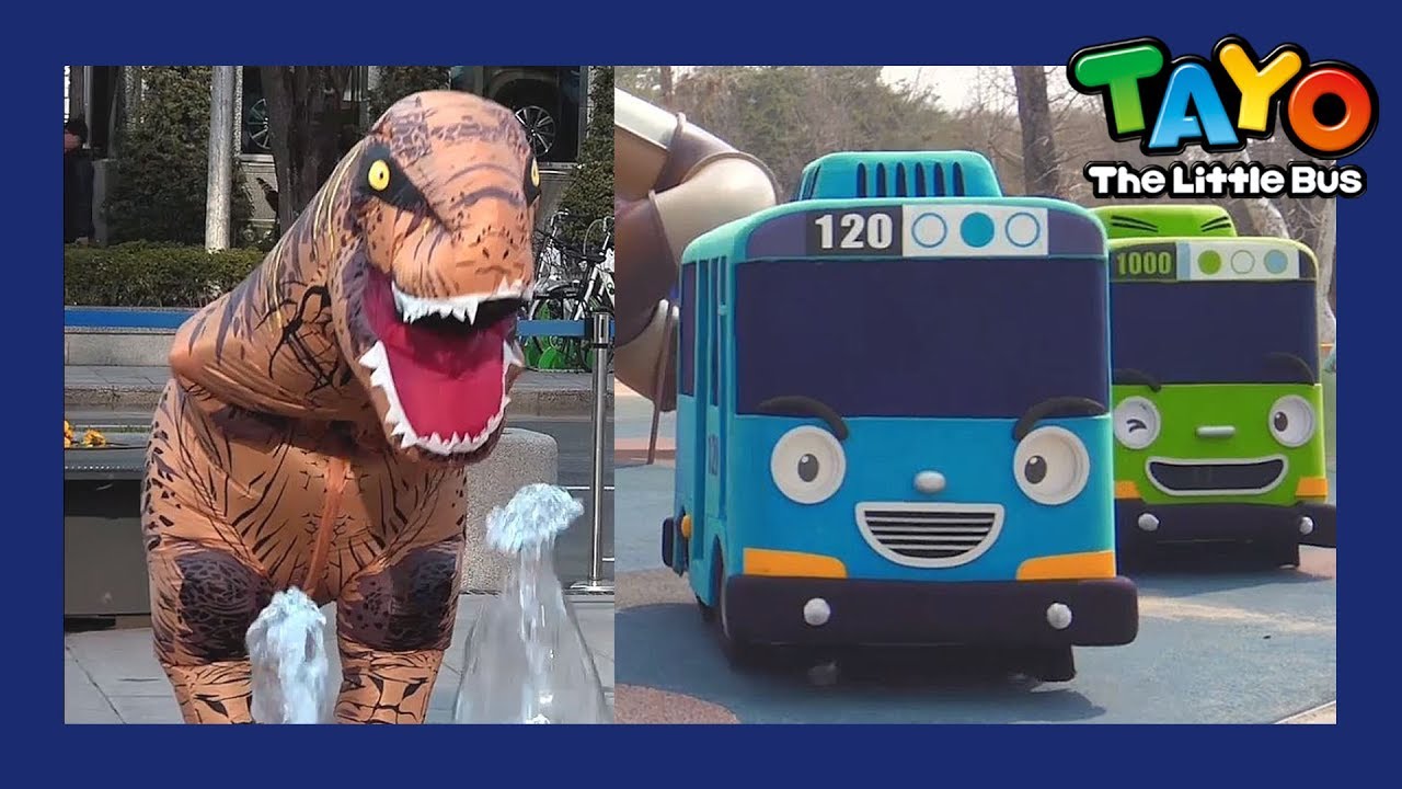 Dinosaur Song l Hey Tayo Dino Song l Tayo in Real Life l Tayo the ...