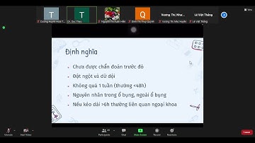 TLS Bệnh nhân đau bụng cấp