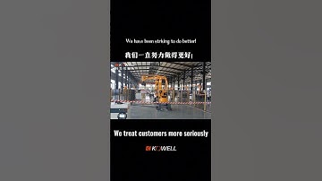 We have been striving to do better!Shandong Kewei Industrial robot Co., LTD #palletizingrobot