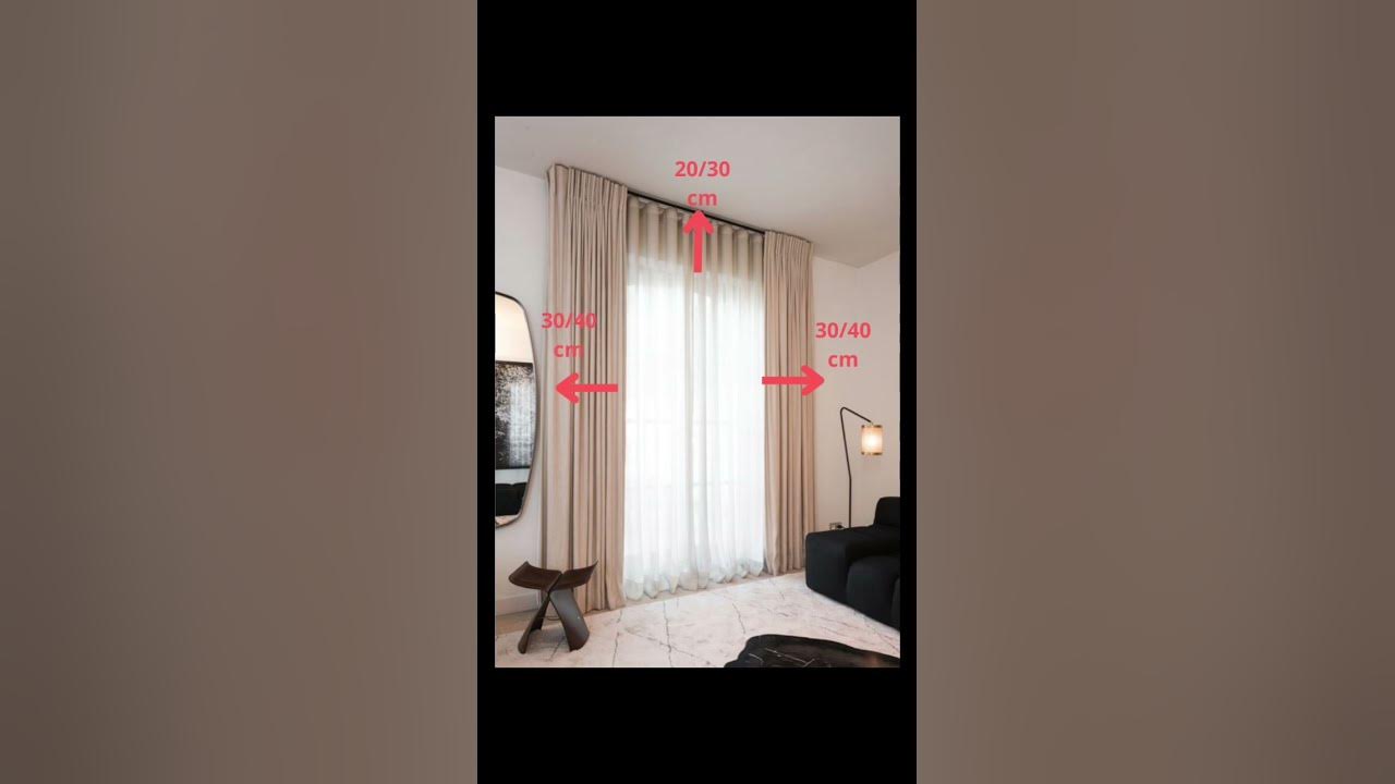 Como colgar cortinas sin hacer hoyos - transformación parte 2