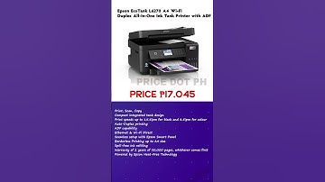 Epson EcoTank L6270 A4 Wi Fi Duplex All in One Ink Tank Printer with ADF