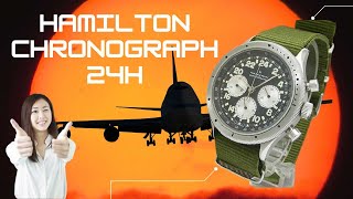 ハミルトン パイロットクロノグラフ 24時間計 Cal.24/レマニア1873 HAMILTON CHRONOGRAPH 24HOURS LEMANIA1873