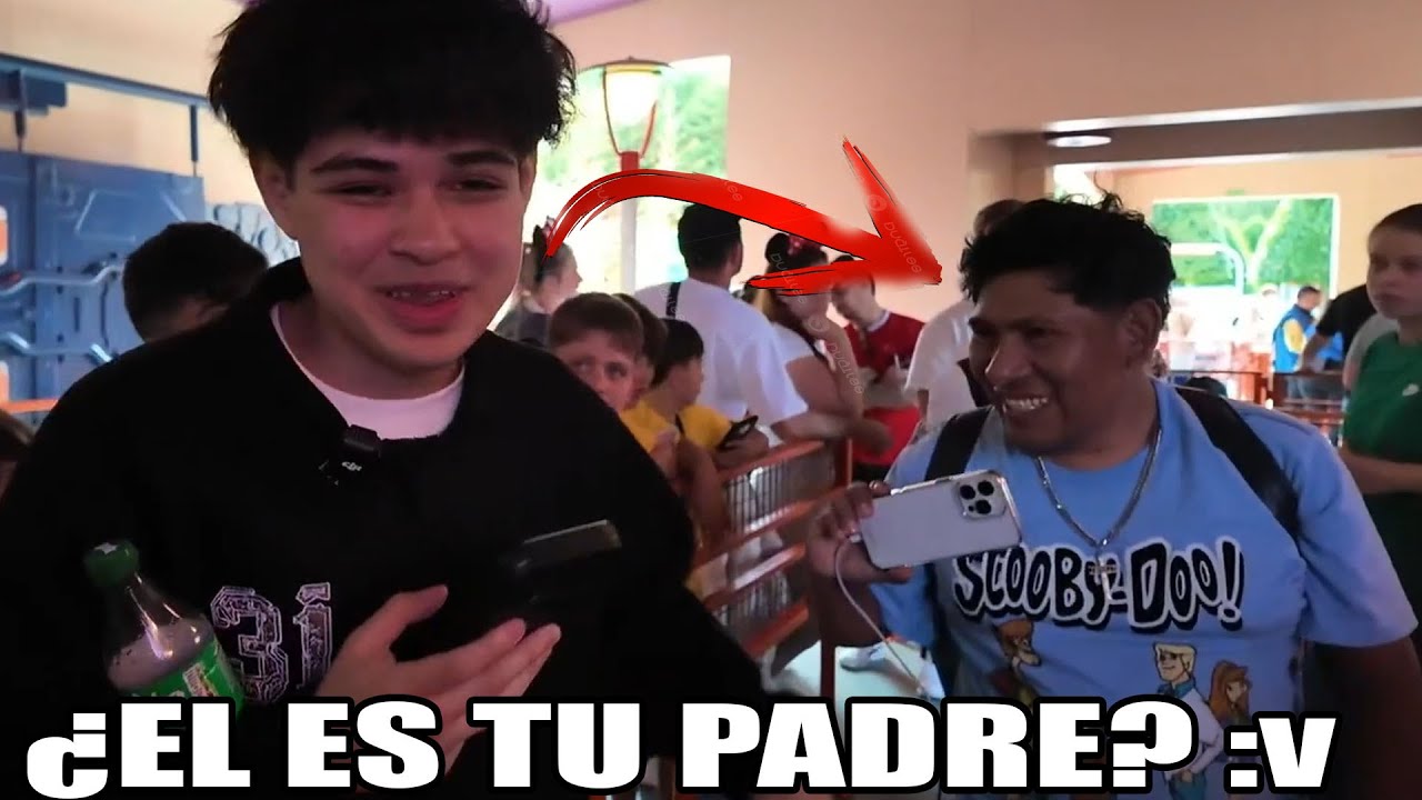 SACHA niega al PADRE DOMINGO EN DISNEYLAND :v