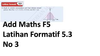 Latihan Formatif 5.3 No 3 | Taburan Kebarangkalian | Probability Distribution formative exercise