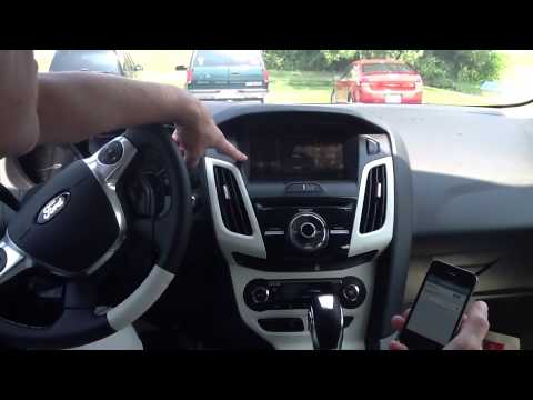 2013 Ford Focus MyFord Touch Phone Sync - YouTube