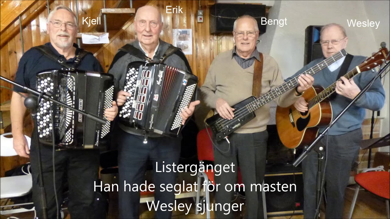 Han hade seglat för om masten