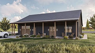 Barndominium Style House Plan #52-678