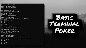 Basic Terminal Poker | C# CLI Project
