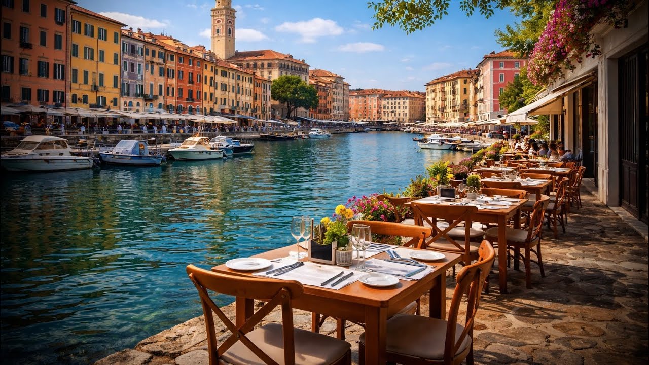 Прогулка по Ливорно, Италия 2025 Февраль - Красивый Приморский Путь - Атмосфера Города