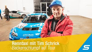 Renntaxi mit Tim Schrick | Mit dem Backenschlumpf am Bilster Berg