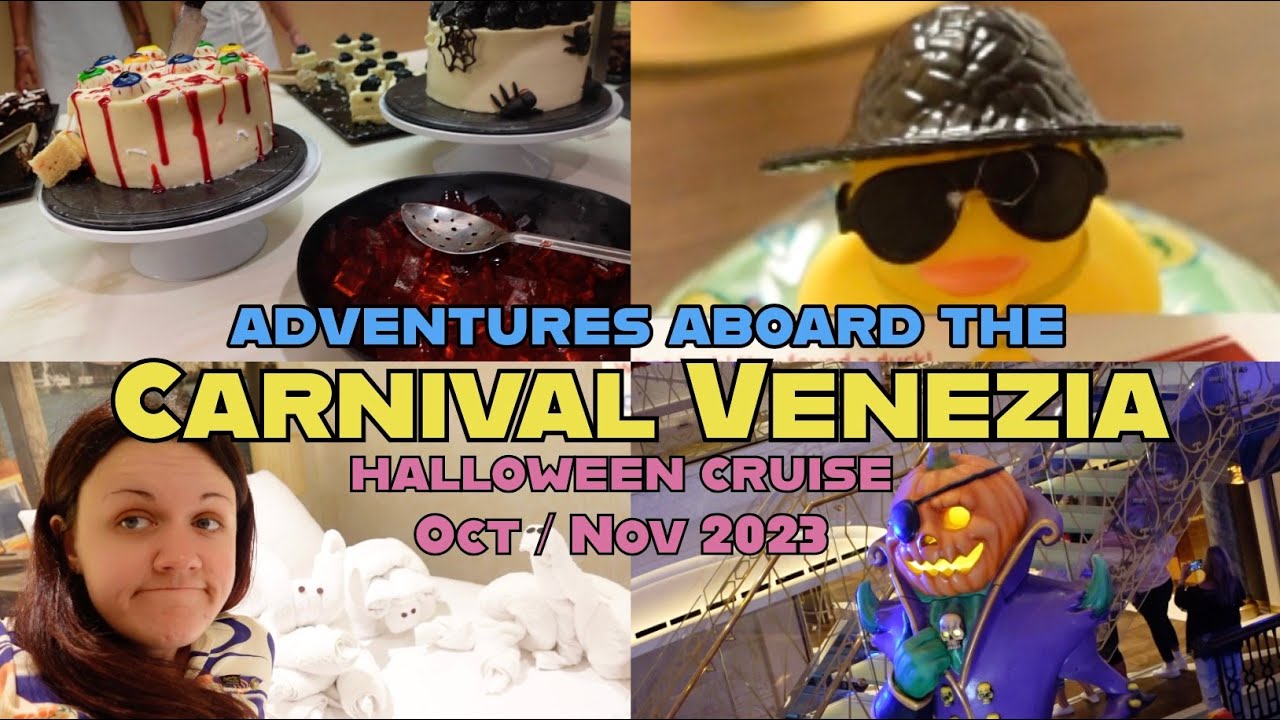 🛳️ VLOG: CARNIVAL VENEZIA - Halloween cruise of the Caribbean, Oct/Nov 2023! 🛳️ 🏖️🍹