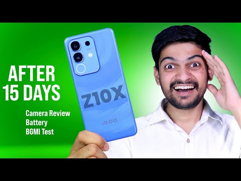 IQOO Z10x 5G Review | After 15 Days | Camera Test, BGMI Test, Battery | iqoo z10x full review