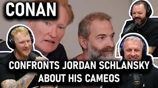 Conan Confronts Jordan Schlansky About His Cameos REACTION | OFFICE BLOKES REACT!!