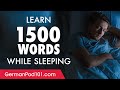 Learn German While You Sleep with 1500 Words 💤