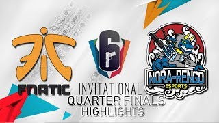 Nora Rengo Vs Fnatic Six Invitational 2019 Highlights