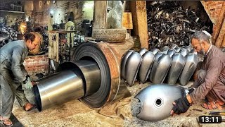 Amazing Manufacturing Process of Motorcycle Fuel Tank With Minimal Tools #technology #amazingwork