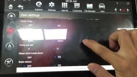 Belsee 12.8" screen head unit how to enable video when driving "videos are disabled for your safety"