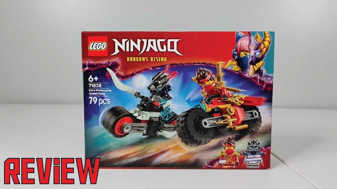 LEGO Ninjago 71838 Kai's Motorcycle Speed Race REVIEW! - YouTube