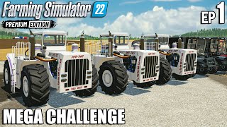 MEGA Equipment Challenge | Farming Simulator 22 Timelapse | Episode 1