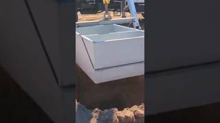 Septic going in! #septictank #construction