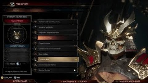 Mortal Kombat 11 Krypt Event 57 location and rewards, Shao Kahn mask