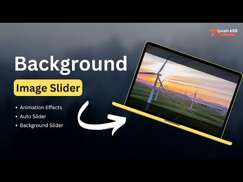Create Background Image Slider in HTML, CSS, Javascript