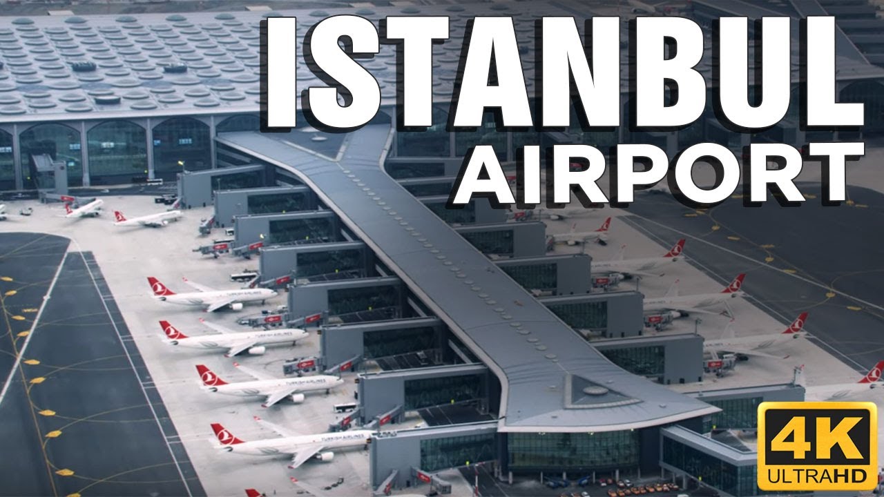 Istanbul New Airport Walking Tour | December 2021 | 4K UHD 60 FPS