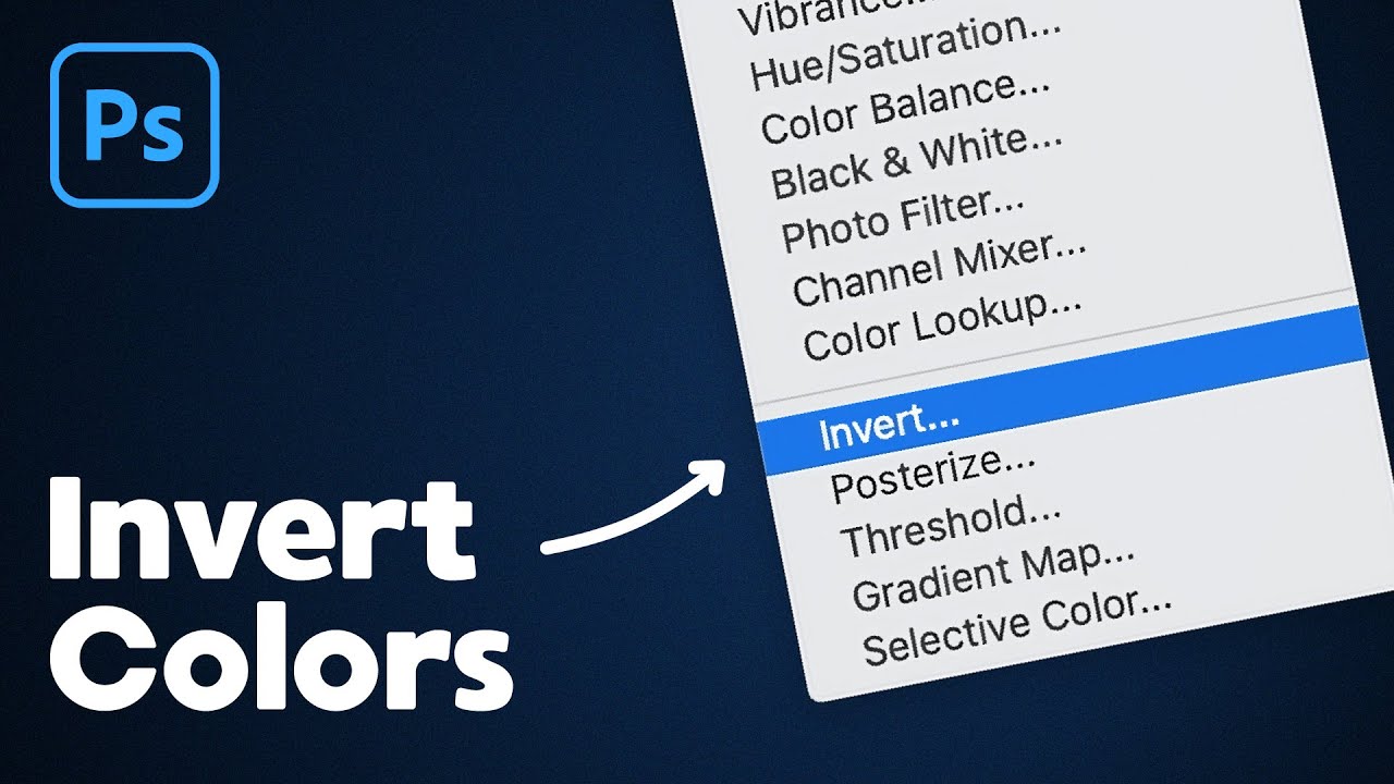 How to invert colors in Photoshop - Adobe
