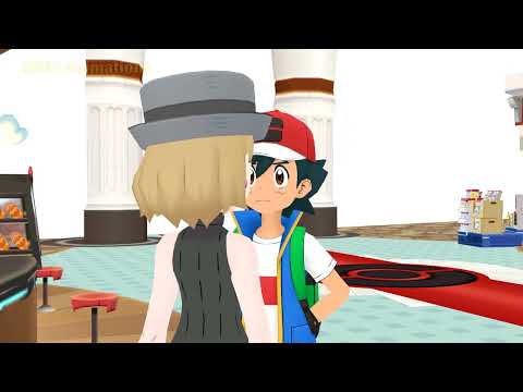 Ash and Serena kiss on othe first date VINE