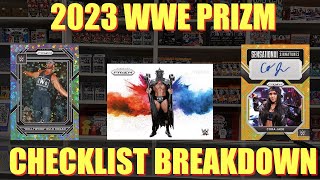 FULL 2023 WWE PANINI PRIZM CHECKLIST BREAKDOWN
