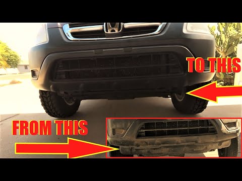 THIS CHEAP MOD WILL MAKE YOUR CRV LOOK BETTER! (2003 honda crv off road build)