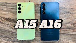 Samsung Galaxy A15 vs Samsung Galaxy A16